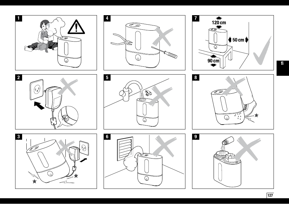 Boneco Air-O-Swiss AOS U200 User Manual | Page 127 / 172