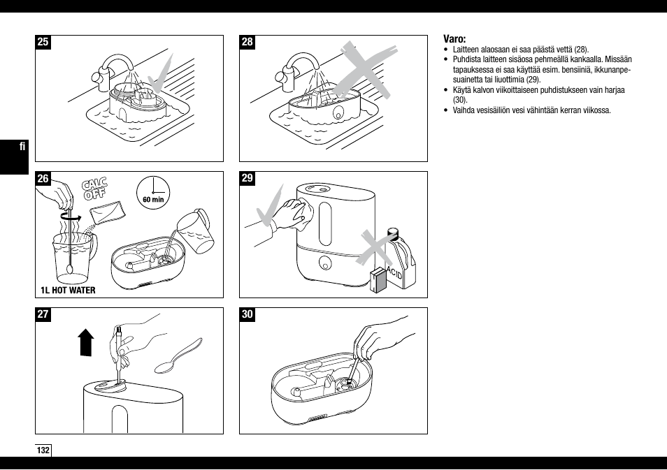 Boneco Air-O-Swiss AOS U200 User Manual | Page 132 / 172