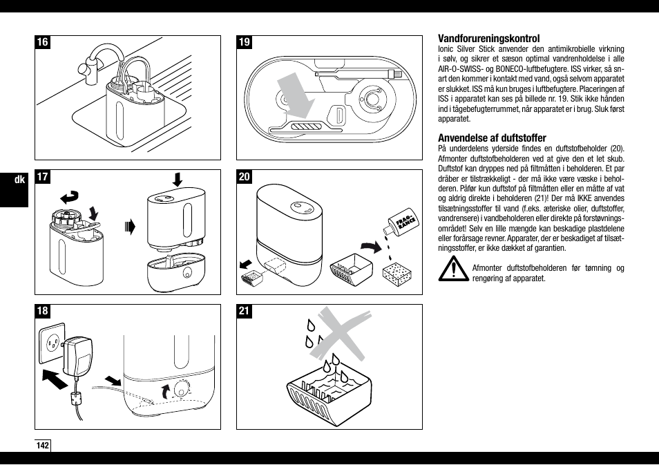 Boneco Air-O-Swiss AOS U200 User Manual | Page 142 / 172