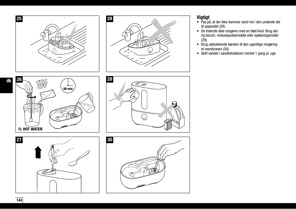 Boneco Air-O-Swiss AOS U200 User Manual | Page 144 / 172