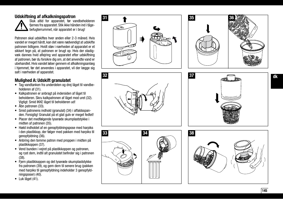 Boneco Air-O-Swiss AOS U200 User Manual | Page 145 / 172