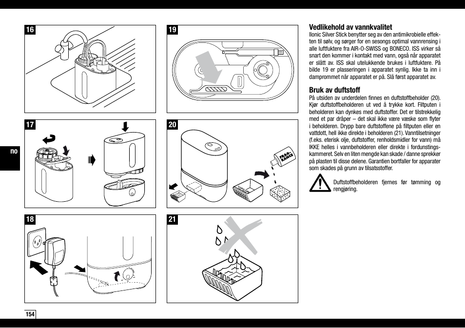 Boneco Air-O-Swiss AOS U200 User Manual | Page 154 / 172