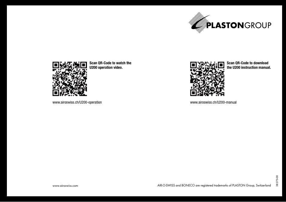 Boneco Air-O-Swiss AOS U200 User Manual | Page 172 / 172