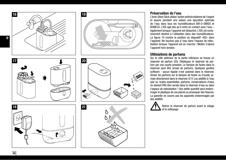 Boneco Air-O-Swiss AOS U200 User Manual | Page 34 / 172