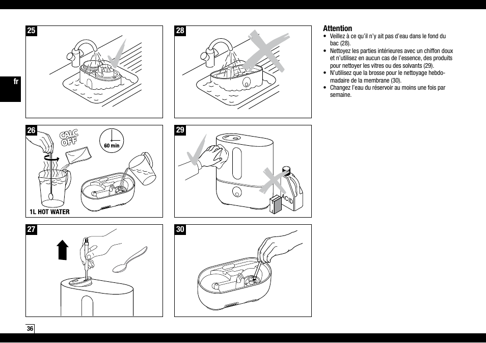 Boneco Air-O-Swiss AOS U200 User Manual | Page 36 / 172