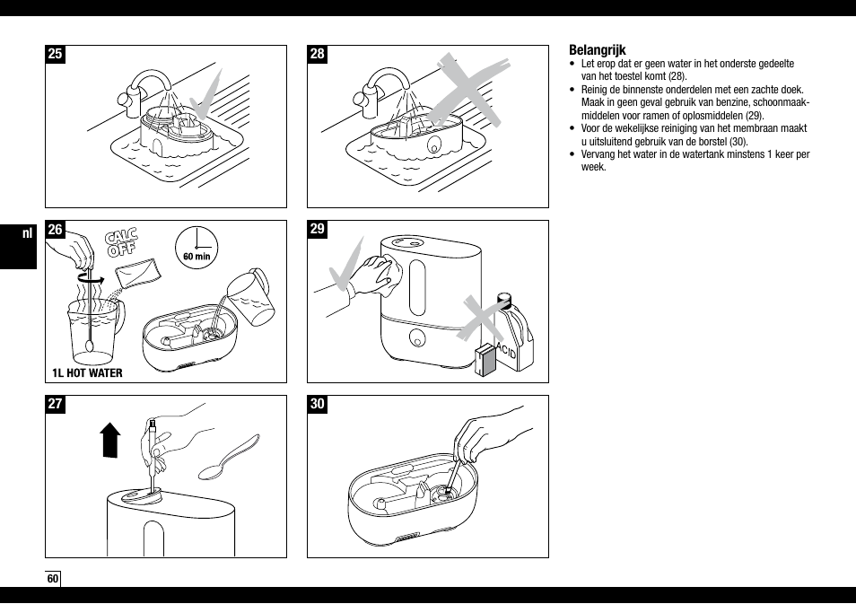 Boneco Air-O-Swiss AOS U200 User Manual | Page 60 / 172