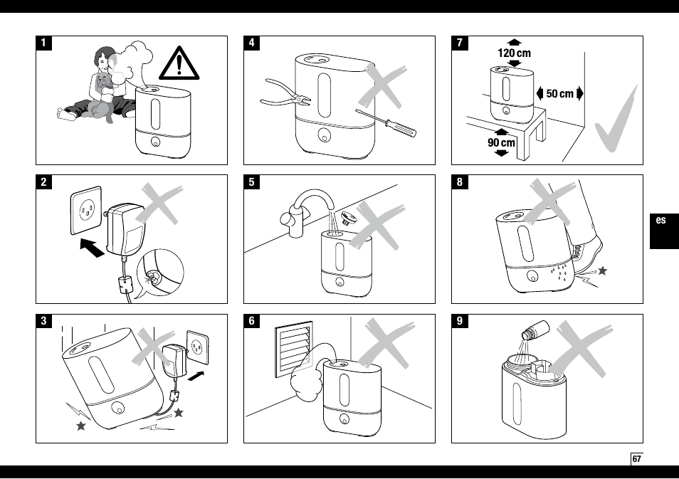 Boneco Air-O-Swiss AOS U200 User Manual | Page 67 / 172