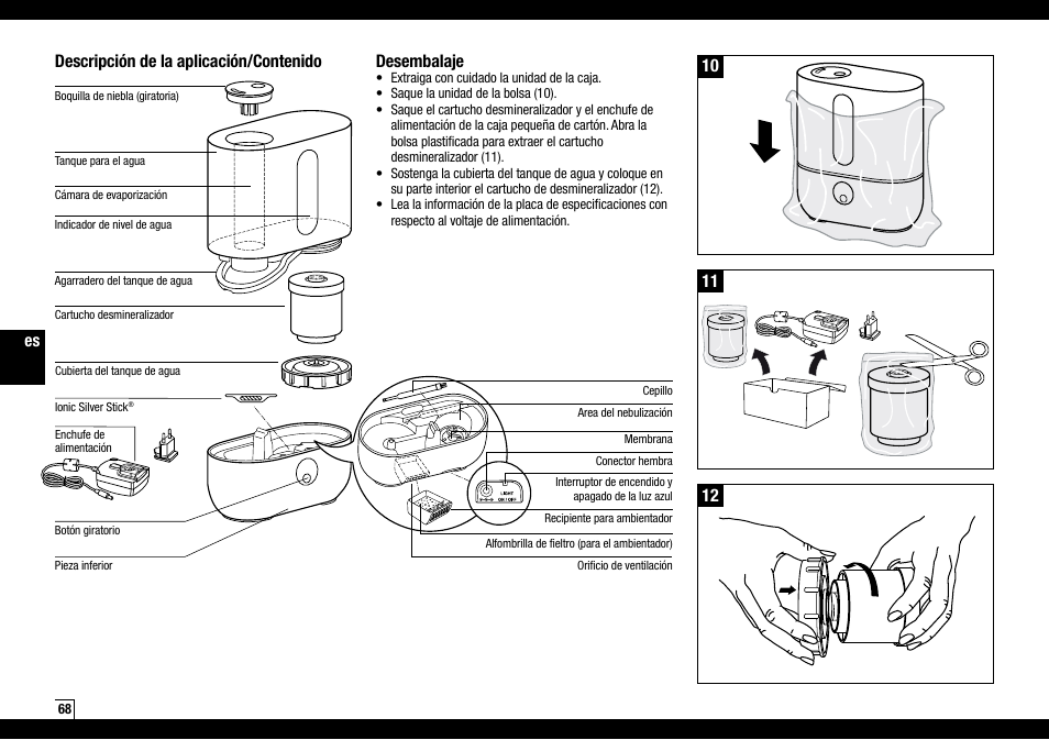 Boneco Air-O-Swiss AOS U200 User Manual | Page 68 / 172