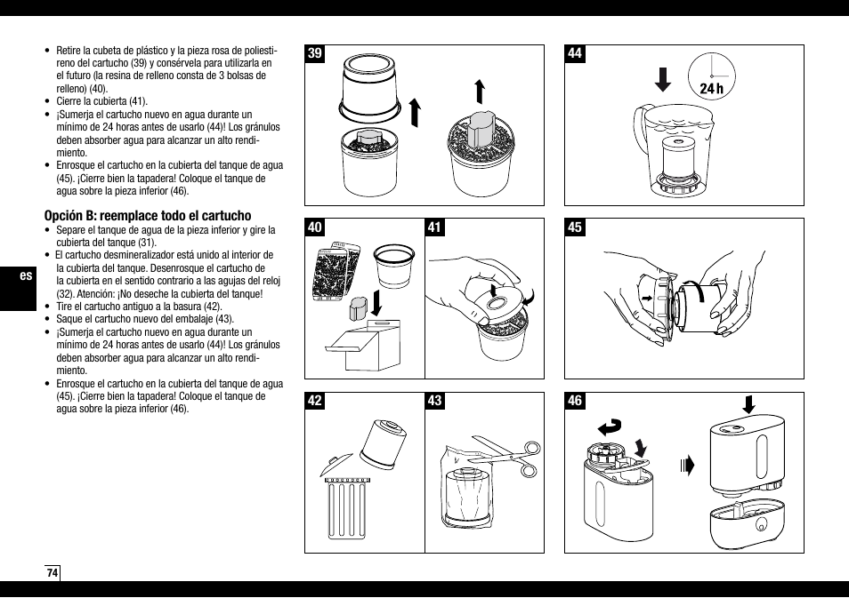 Boneco Air-O-Swiss AOS U200 User Manual | Page 74 / 172