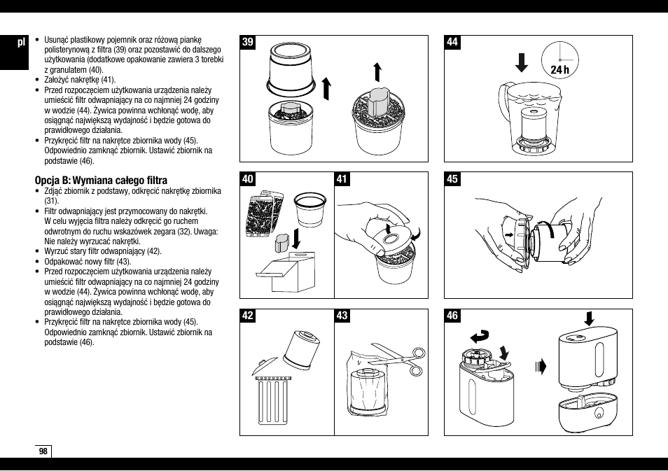 Boneco Air-O-Swiss AOS U200 User Manual | Page 98 / 172
