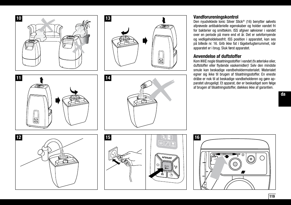 Boneco Air-O-Swiss Boneco U7144 User Manual | Page 119 / 136