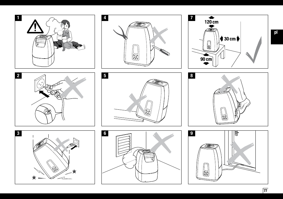 Boneco Air-O-Swiss Boneco U7144 User Manual | Page 77 / 136