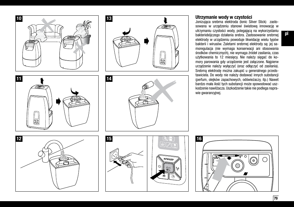 Boneco Air-O-Swiss Boneco U7144 User Manual | Page 79 / 136