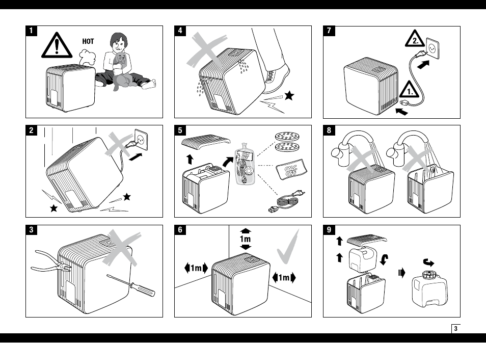 Boneco Air-O-Swiss AOS S450 User Manual | Page 3 / 96