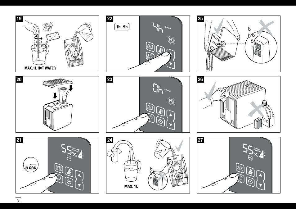 Boneco Air-O-Swiss AOS S450 User Manual | Page 5 / 96