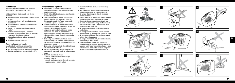 Boneco Air-O-Swiss AOS E2241 User Manual | Page 33 / 45