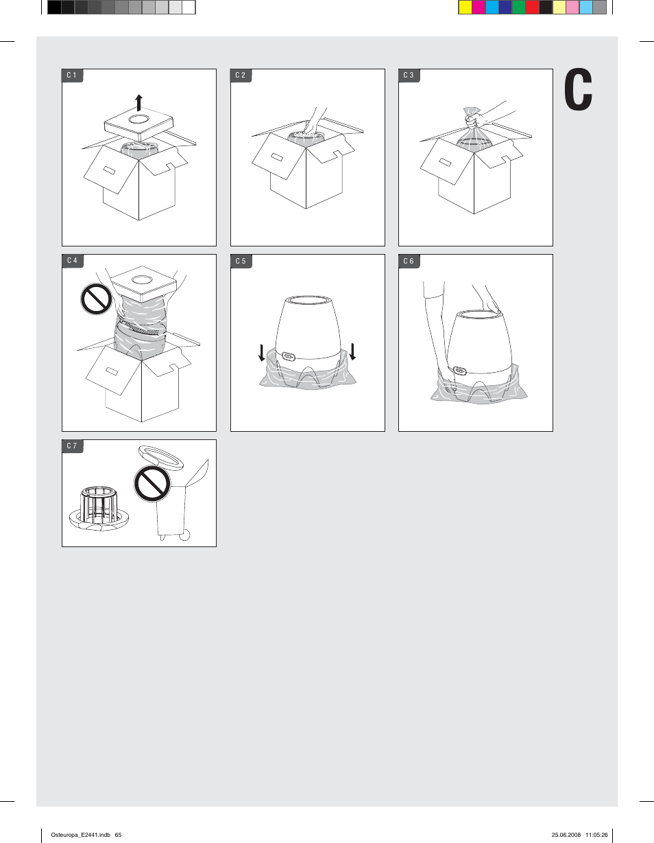 Boneco Air-O-Swiss E2441 User Manual | Page 63 / 66