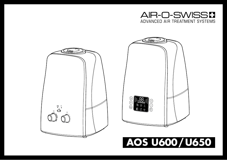 Boneco Air-O-Swiss AOS U600 User Manual | 164 pages