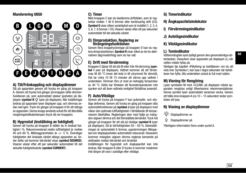 Boneco Air-O-Swiss AOS U600 User Manual | Page 121 / 164