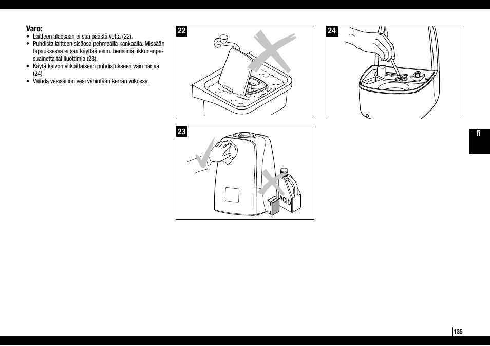 Boneco Air-O-Swiss AOS U600 User Manual | Page 135 / 164