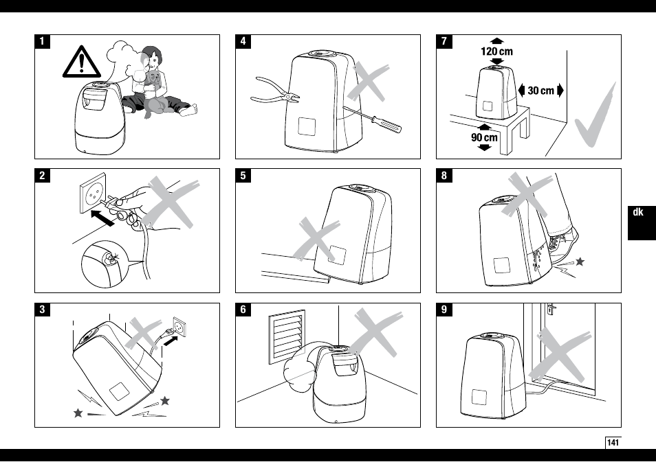 Boneco Air-O-Swiss AOS U600 User Manual | Page 141 / 164