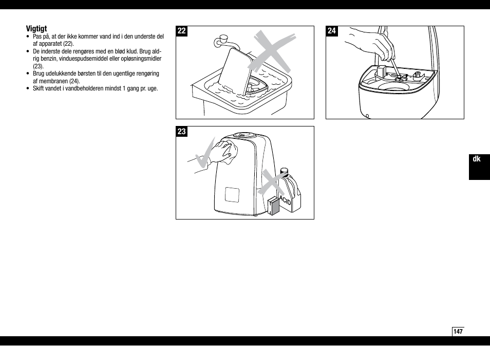Boneco Air-O-Swiss AOS U600 User Manual | Page 147 / 164
