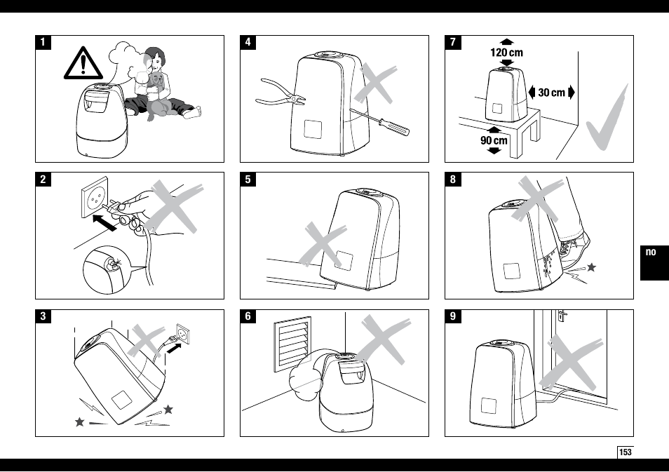 Boneco Air-O-Swiss AOS U600 User Manual | Page 153 / 164