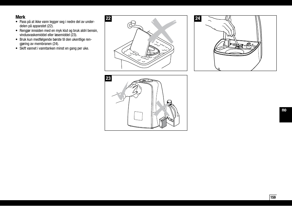 Boneco Air-O-Swiss AOS U600 User Manual | Page 159 / 164