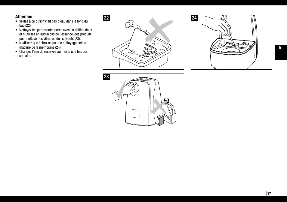 Boneco Air-O-Swiss AOS U600 User Manual | Page 37 / 164