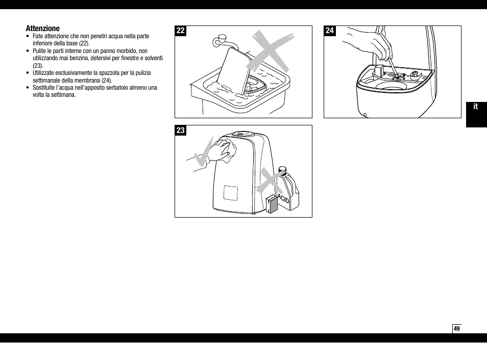 Boneco Air-O-Swiss AOS U600 User Manual | Page 49 / 164