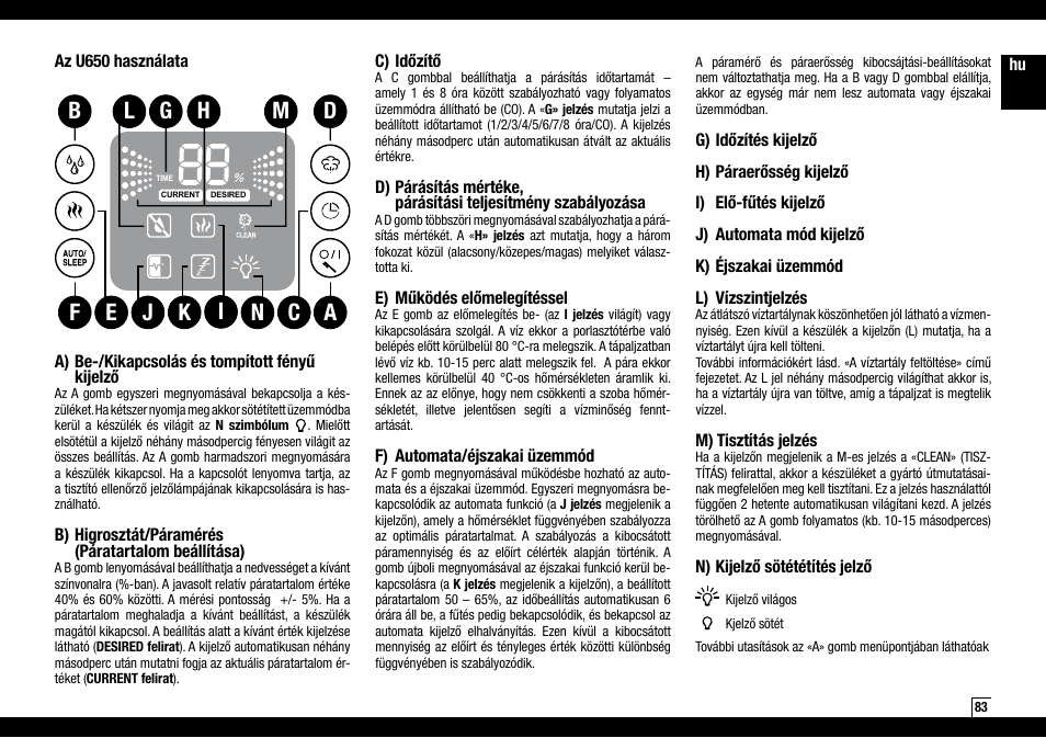 Boneco Air-O-Swiss AOS U600 User Manual | Page 83 / 164