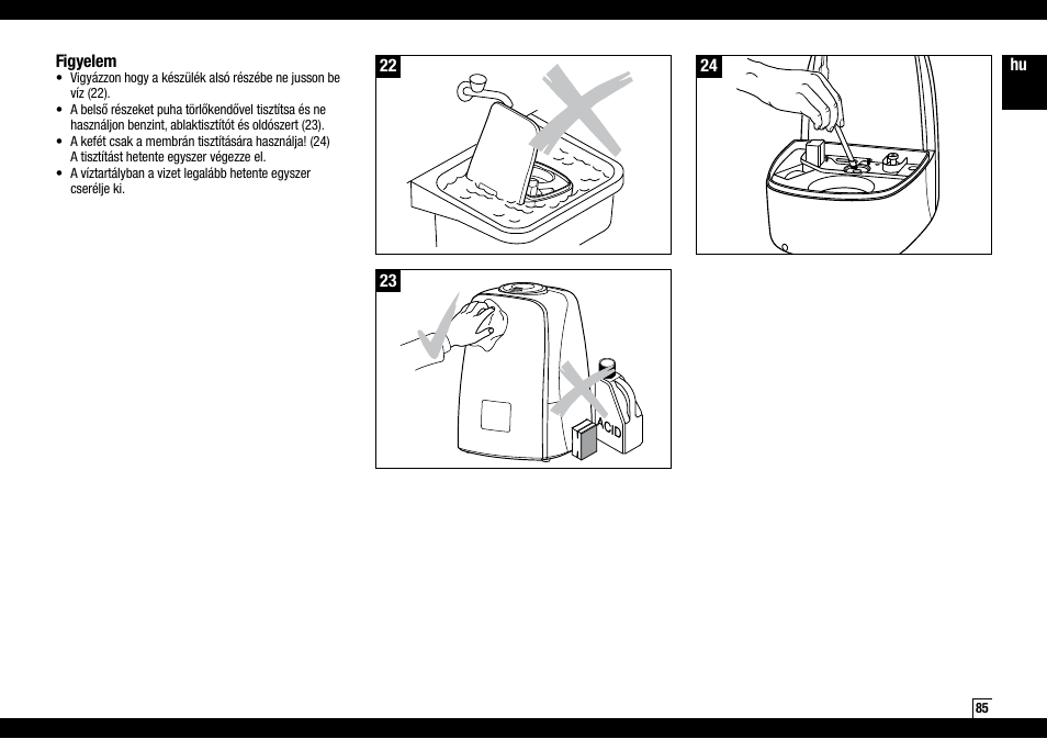Boneco Air-O-Swiss AOS U600 User Manual | Page 85 / 164