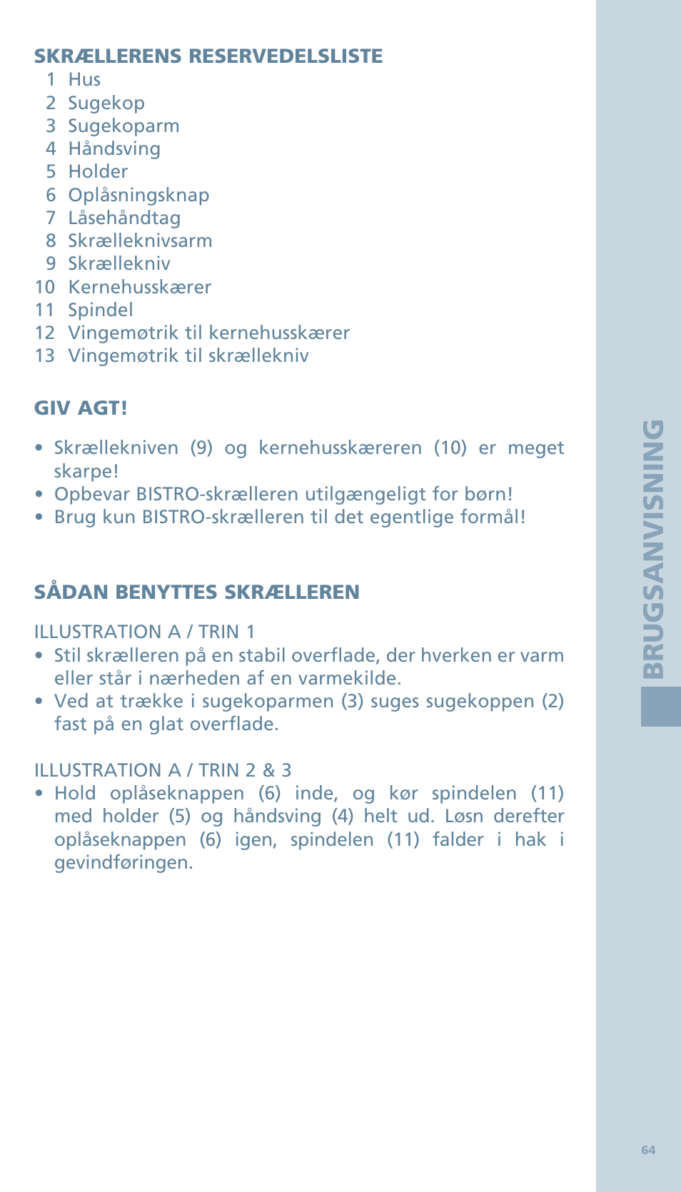 Bodum BISTRO Овощечистка User Manual | Page 16 / 46