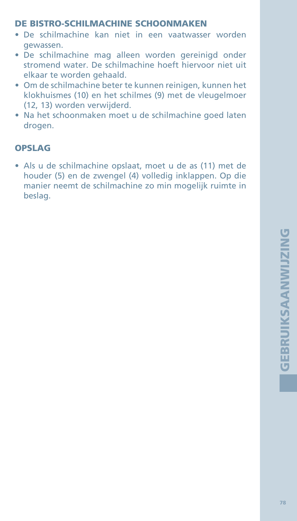 Bodum BISTRO Овощечистка User Manual | Page 30 / 46