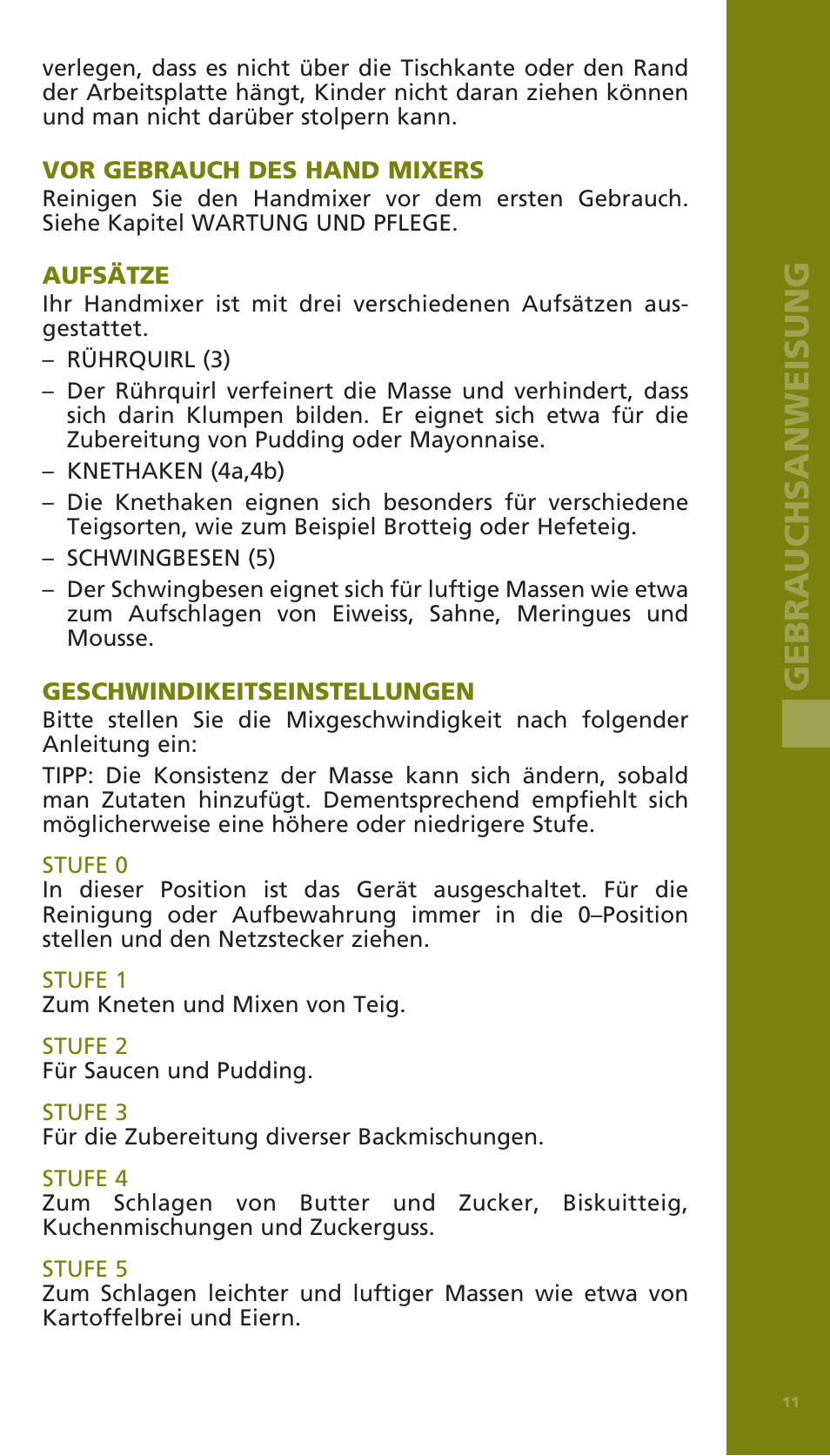 Gebrauchsanweisung | Bodum BISTRO Электрический миксер User Manual | Page 12 / 82