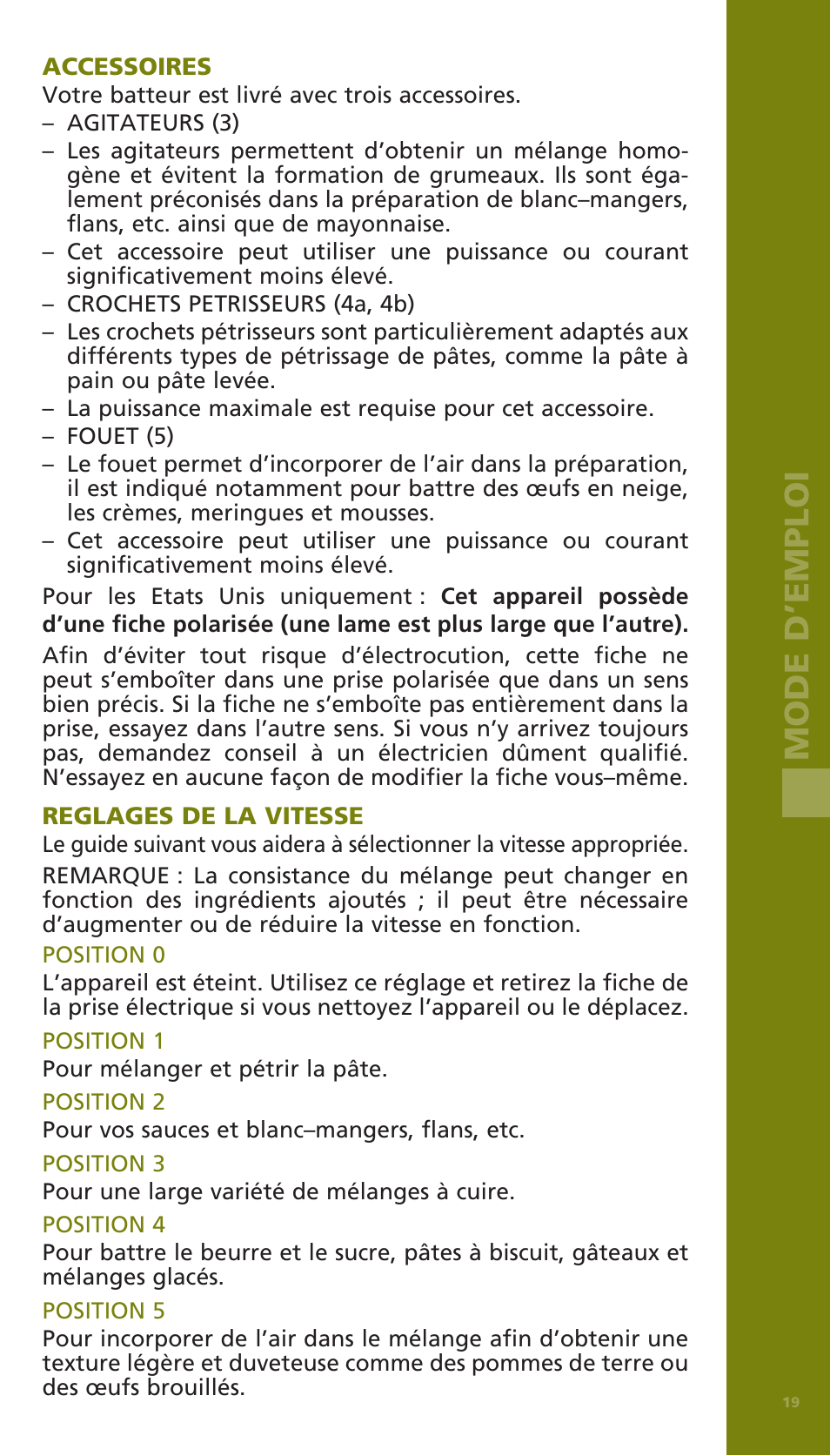 Mode d’emploi | Bodum BISTRO Электрический миксер User Manual | Page 20 / 82