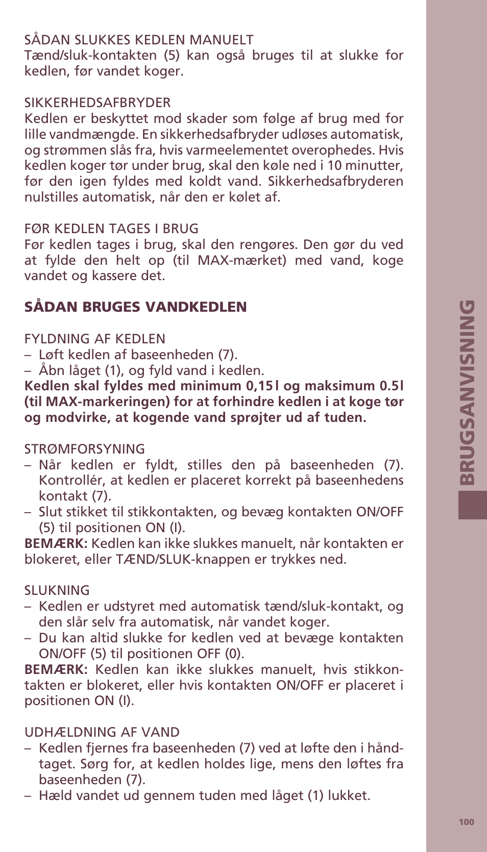 Bodum BISTRO Электрический чайник User Manual | Page 28 / 72