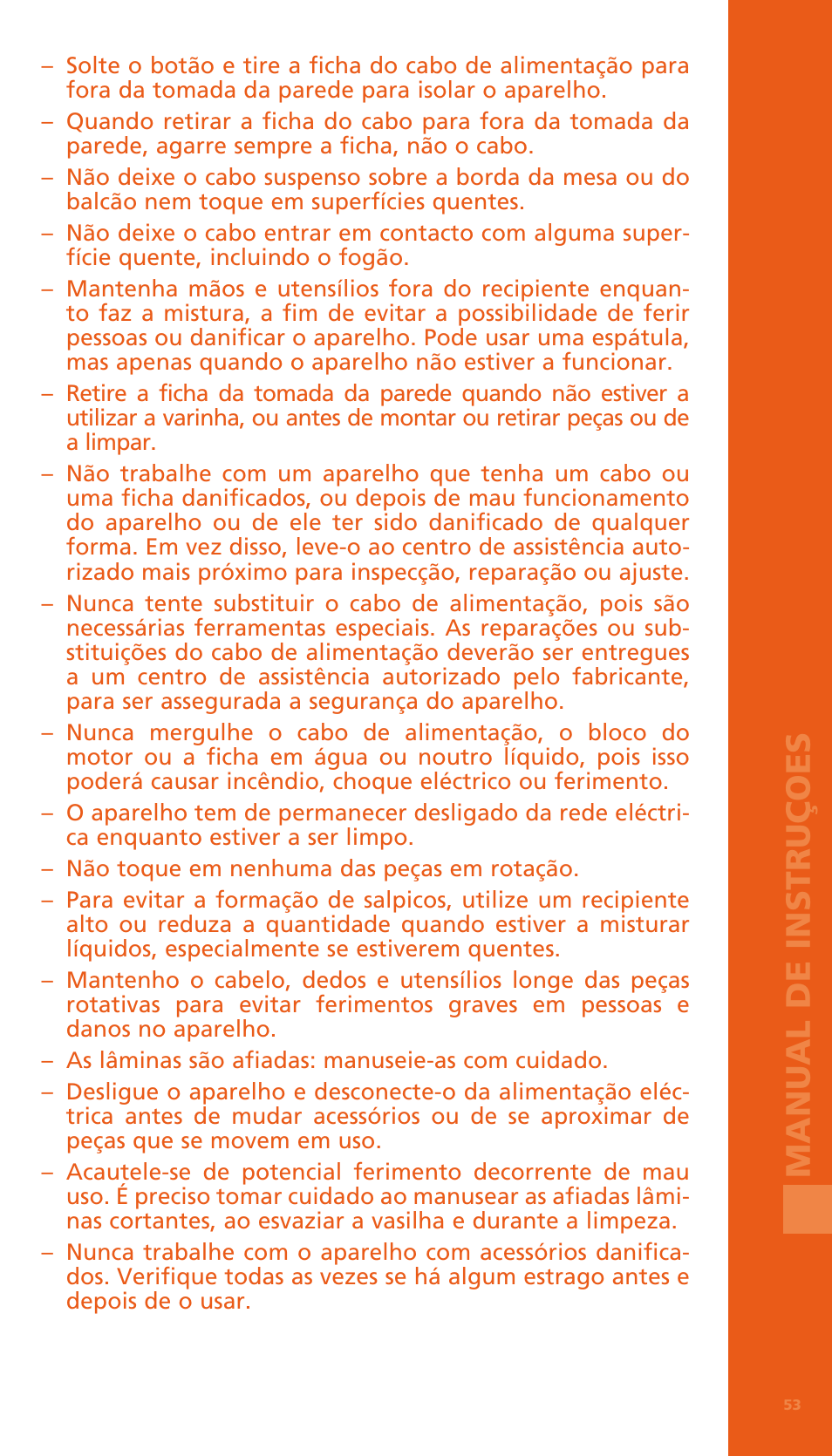Bodum BISTRO Электрический блендер с комплектующими частями User Manual | Page 54 / 86