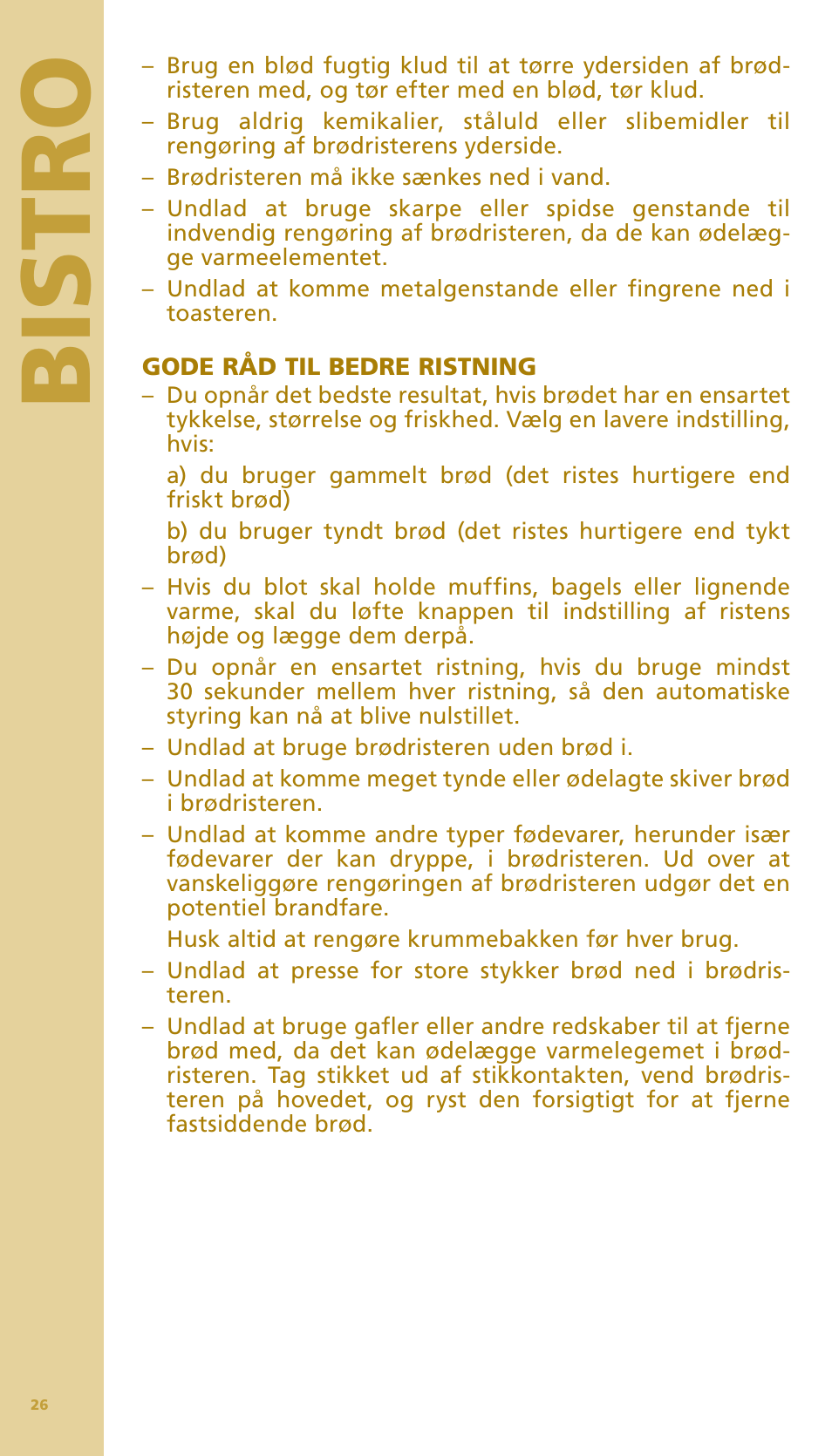 Bis tr o | Bodum BISTRO Тостер User Manual | Page 27 / 84
