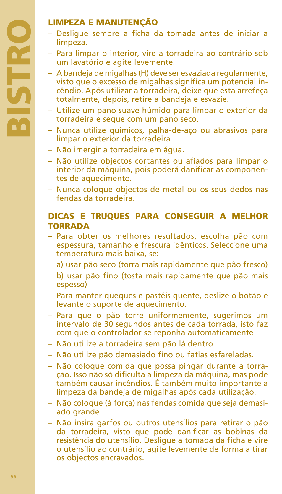 Bis tr o | Bodum BISTRO Тостер User Manual | Page 57 / 84