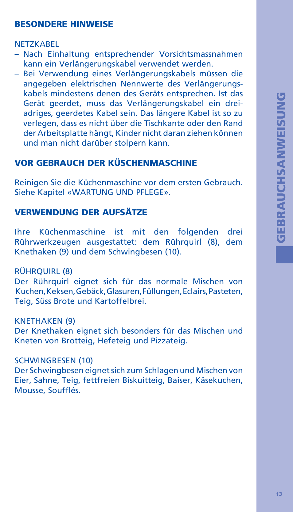 Gebrauchsanweisung | Bodum BISTRO Стационарный электрический миксер User Manual | Page 14 / 97