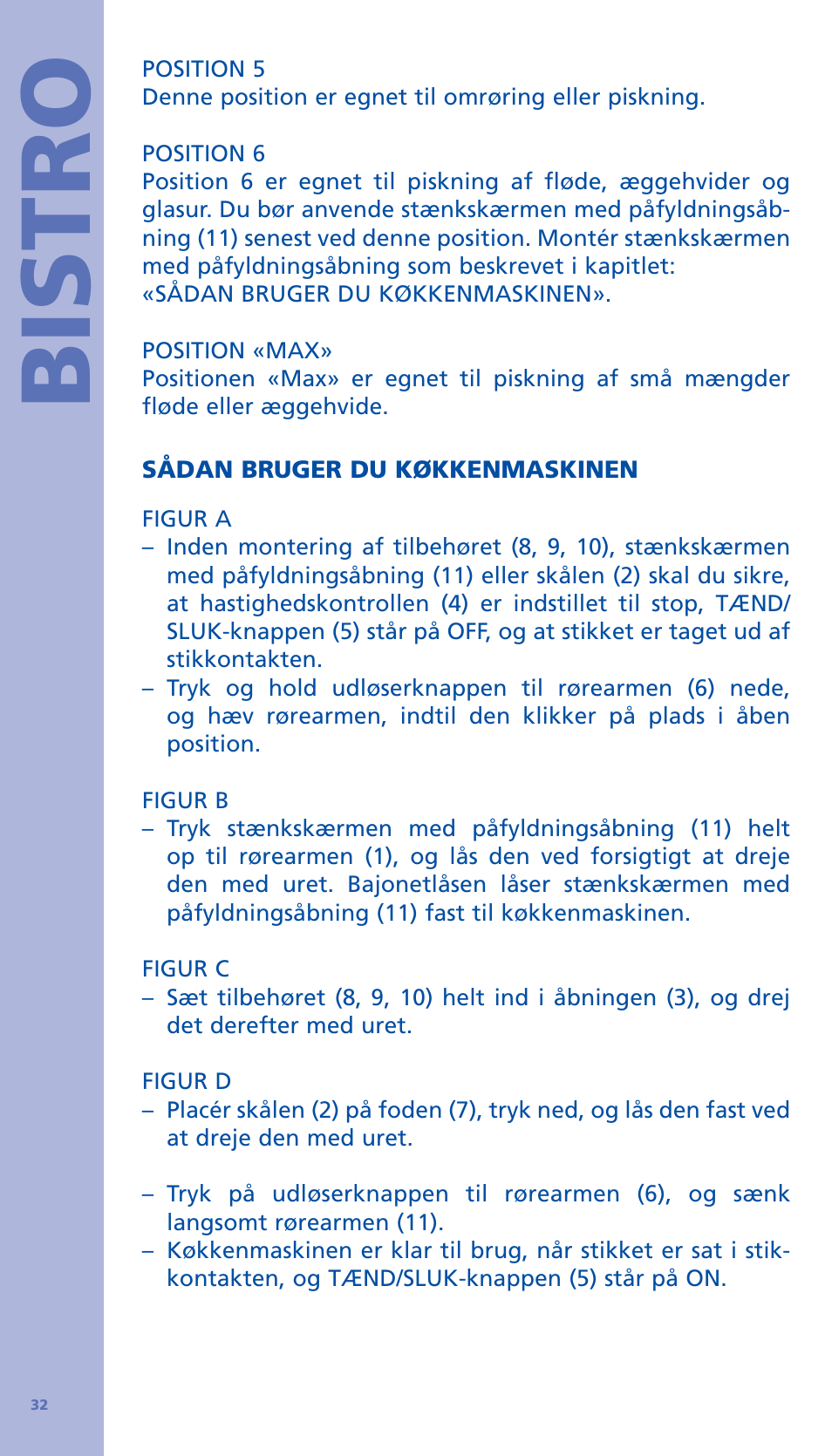 Bistro | Bodum BISTRO Стационарный электрический миксер User Manual | Page 33 / 97