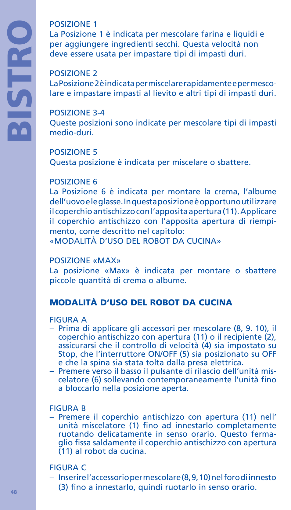 Bistro | Bodum BISTRO Стационарный электрический миксер User Manual | Page 49 / 97