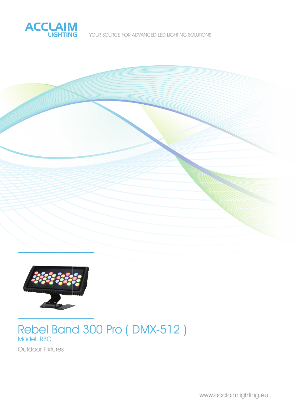 Acclaim Lighting Rebel Band 300 Pro User Manual | 2 pages