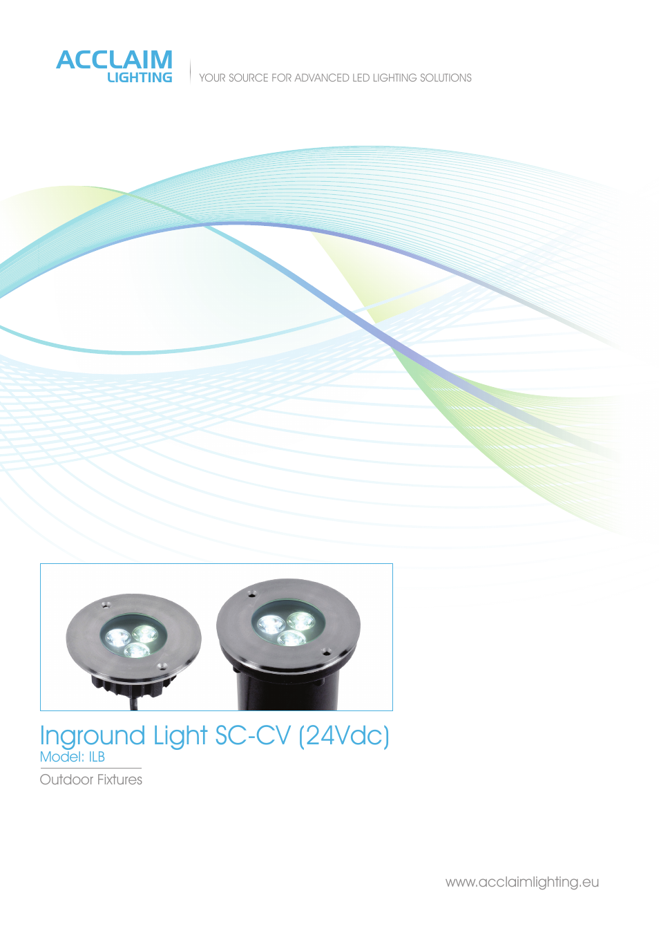 Acclaim Lighting Inground Lite SC-CV, IP67 User Manual | 2 pages