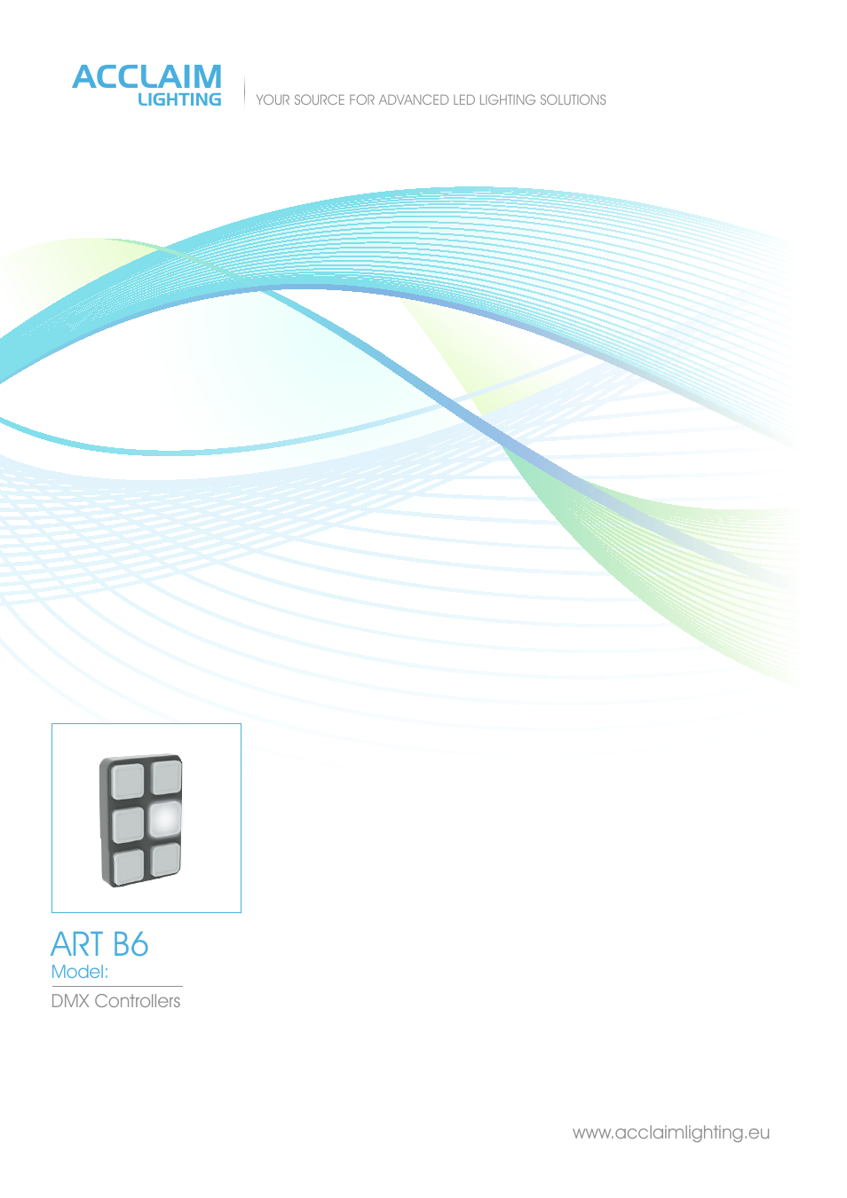 Acclaim Lighting ART B6 User Manual | 5 pages