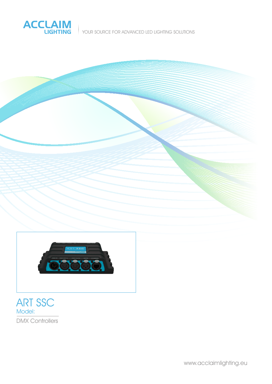 Acclaim Lighting ART SSC User Manual | 5 pages