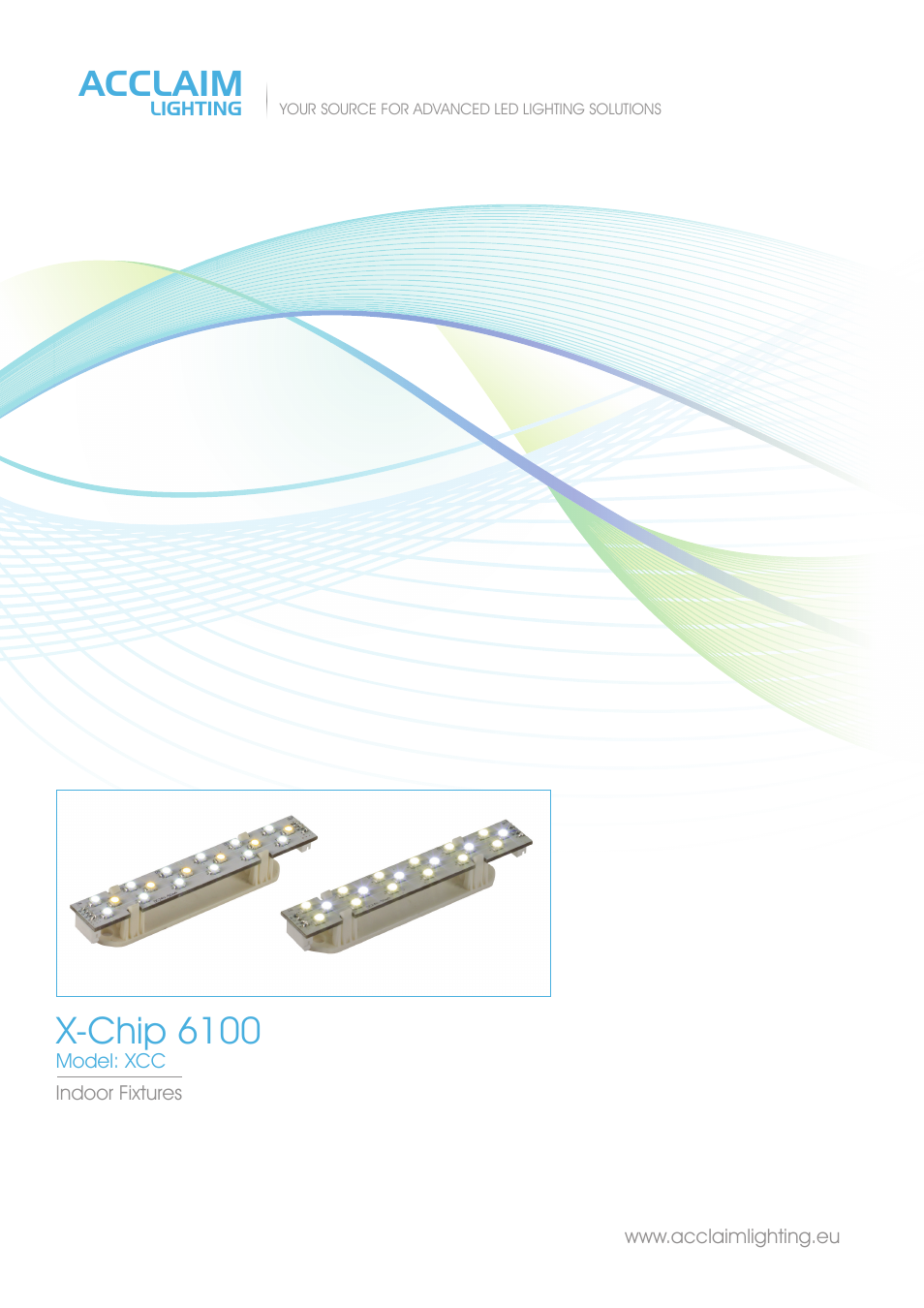 Acclaim Lighting X-Chip 6100 User Manual | 2 pages