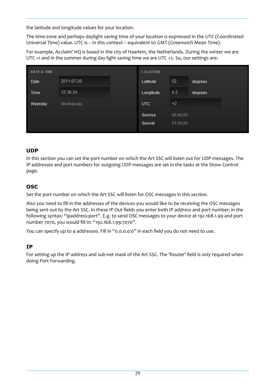 Acclaim Lighting ART IO User Manual | Page 30 / 38