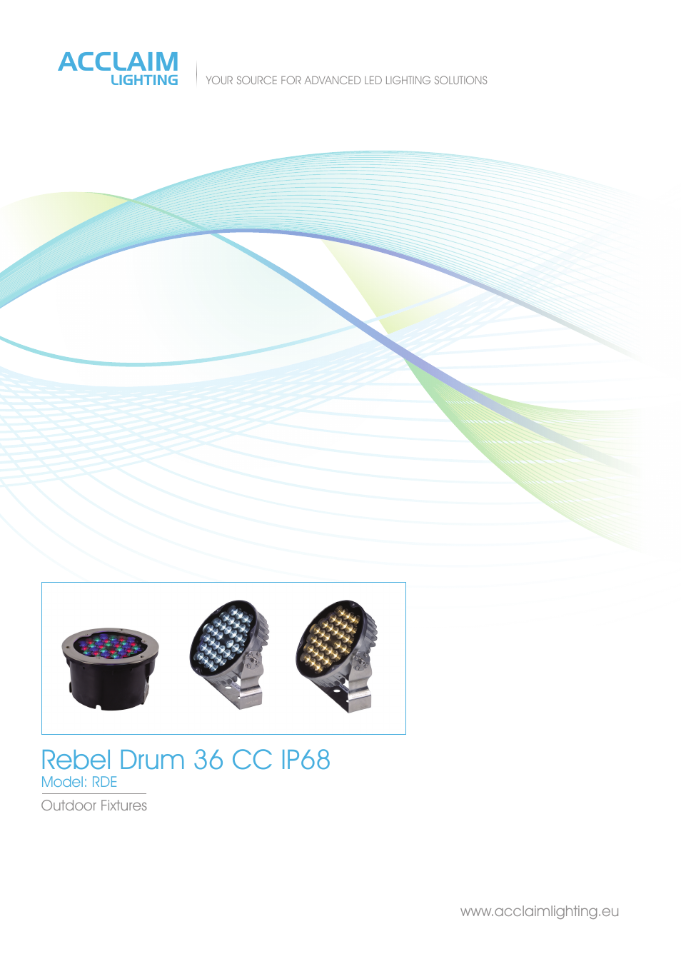 Acclaim Lighting Rebel Drum 36 CC User Manual | 2 pages